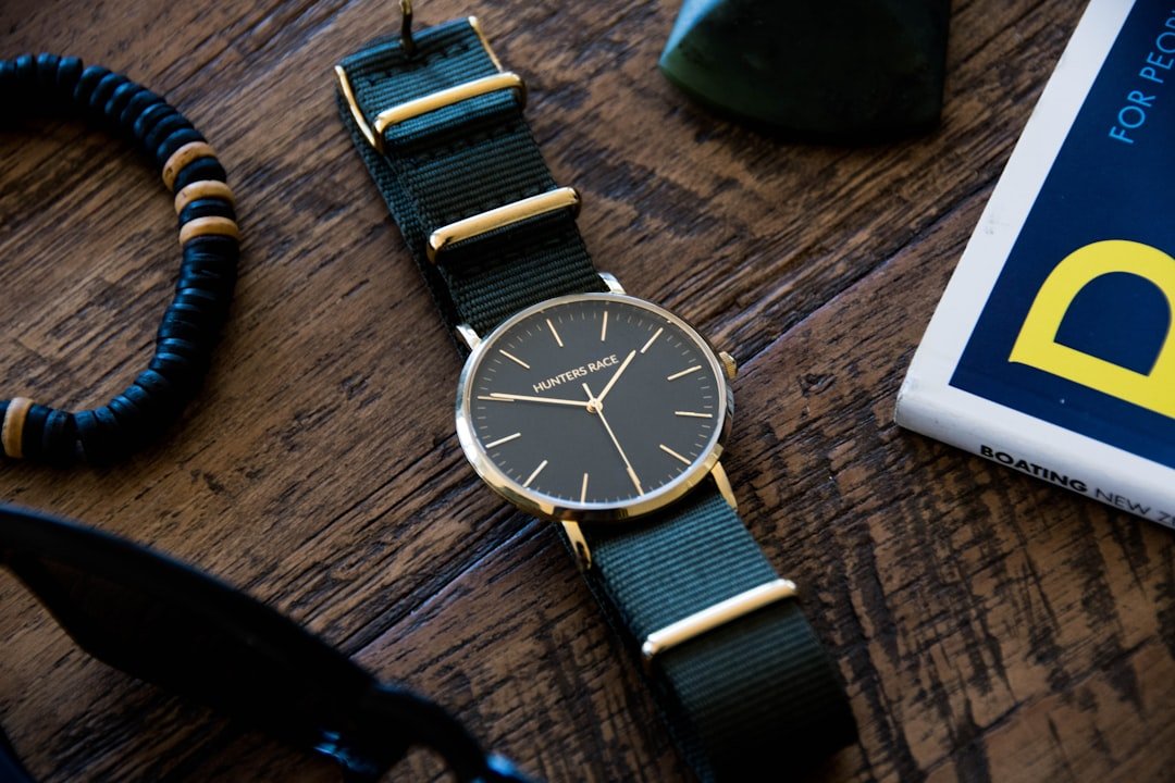 Vintage-inspired automatic watch with exhibition caseback and brown leather strap